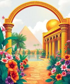 Floral Oasis Paint Numbers