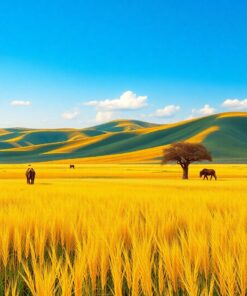 Striped Shadows Paint Numbers