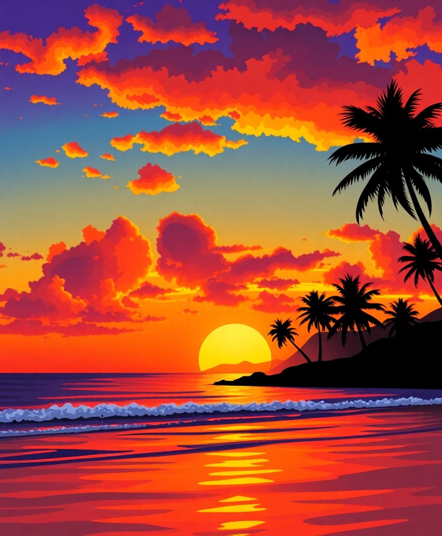 Hawaiian Horizon Paint Numbers Hawaiian Horizon Paint Numbers