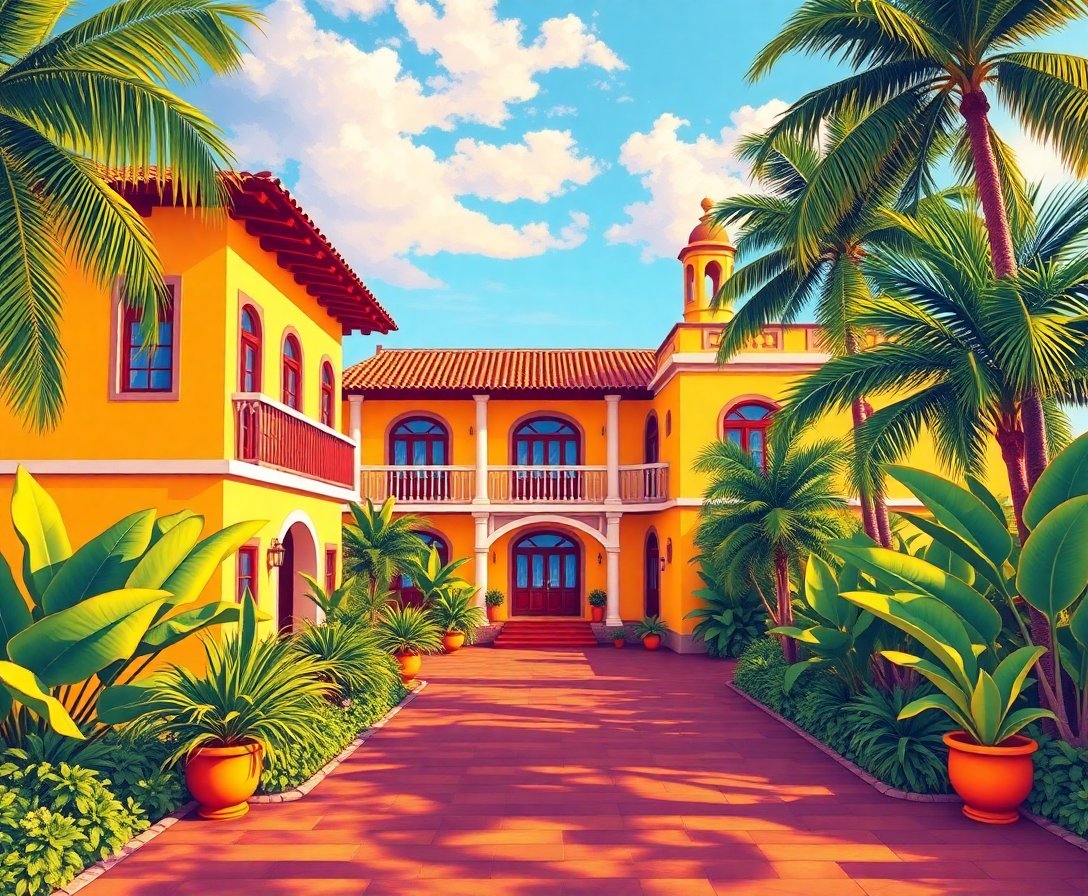 Resort House Paint Numbers Resort House Paint Numbers