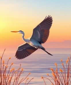 Heron Flight Paint Numbers