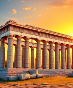 Greek Pediment Paint Numbers