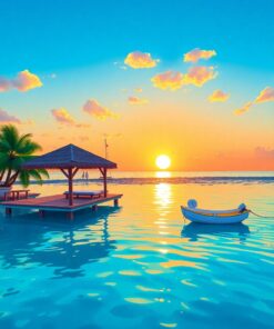 Lagoon Shades Paint Numbers