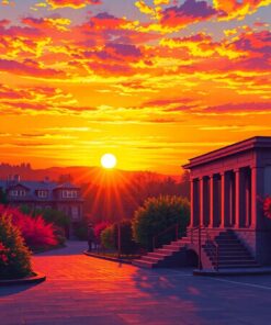 Golden Hour Monument Realism Paint By Numbers