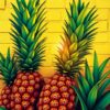 Pineapple Wall Paint Numbers