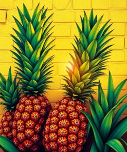 Pineapple Wall Paint Numbers