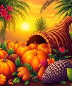 Tropical Bounty Paint Numbers