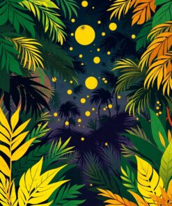 Night Shadows Paint Numbers