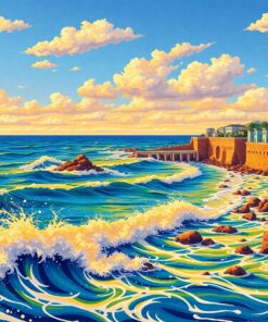 Ocean Waves Paint Numbers