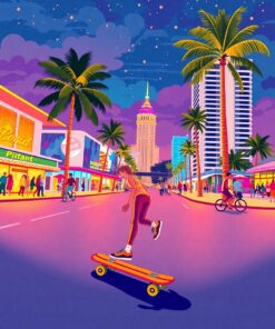 Skate Glide Paint Numbers