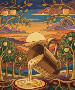 Golden Orchard Brass Measure Paint By Numbers