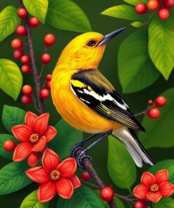 Botanical Study Paint Numbers