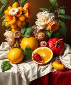 Tropical Fruit Paint Numbers