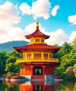 Tropical Sky Paint Numbers