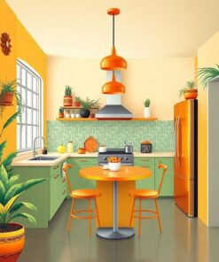 Palm Kitchen Paint Numbers