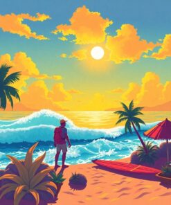 Surf Morning Paint Numbers