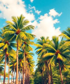 Waikiki Palms Paint Numbers