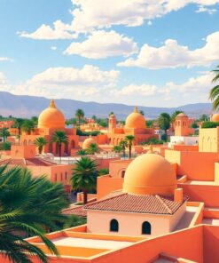 Rooftops Palms Paint Numbers