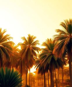 Morning Palms Paint Numbers