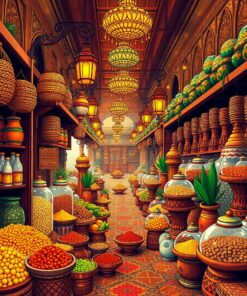 Spices Arabia Paint Numbers