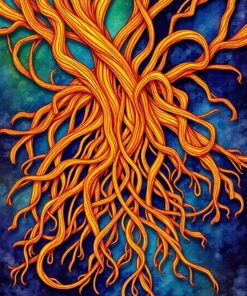 Tangled Roots Paint Numbers