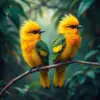 Golden Tailed Jungle Weavers paint by numbers