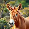 Golden Tropic Savanna Donkey Paint By Numbers
