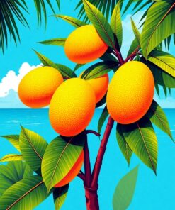 Island Fruit Paint Numbers