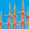 Ship Masts Paint Numbers