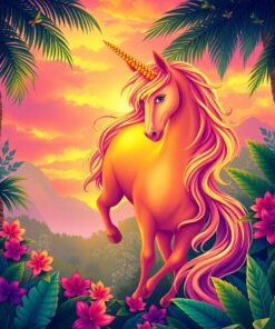 Unicorn Dusk Paint Numbers