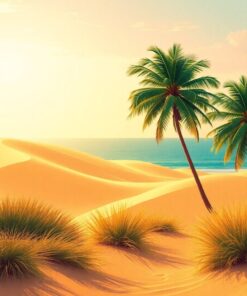 Tropical Dunes Paint Numbers