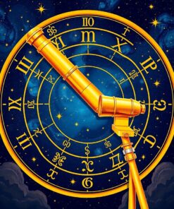 Telescope Gaze Paint Numbers