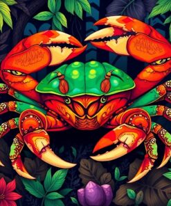 Goliath Crab Jungle Threat Paint By Numbers