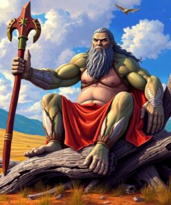 Goliath On Decaying Wood Paint By Numbers