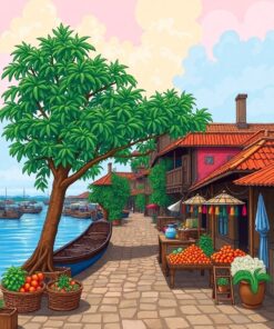 Beneath Banyan Paint Numbers