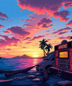 Island Dusk Paint Numbers