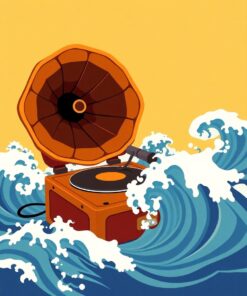 Realistic Waves Paint Numbers