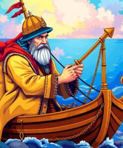 Grasping The Brass Navigator Paint By Numbers