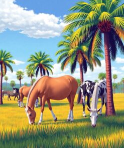 Royal Palms Paint Numbers