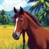 Tropical Equine Paint Numbers