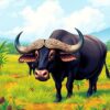 Water Buffalo Paint Numbers