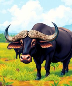 Water Buffalo Paint Numbers