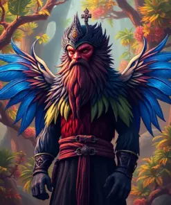 Guardian Of The Mahogany paint by numbers