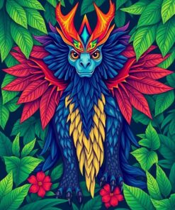 Tropical Canopies Paint Numbers