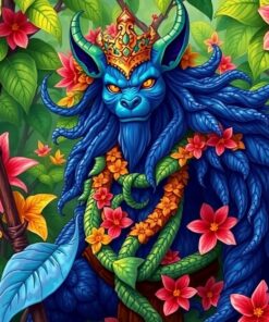 Tropical Vines Paint Numbers