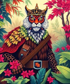 Guardian Of Vintage Jungles Paint By Numbers