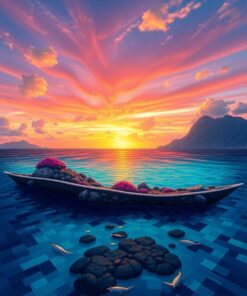 Coral Edge Paint Numbers