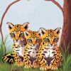 Feline Cubs Paint Numbers