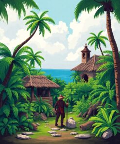 Overgrown Outpost Paint Numbers