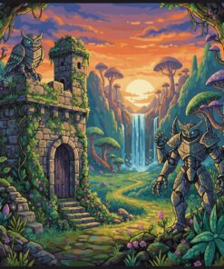 Guarding The Overgrown Outpost Paint By Numbers